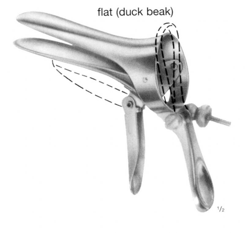 CUSCO VAGINAL SPECULUM DUCK BEAK 115X37MM