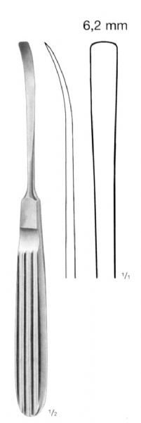 CASPAR LONGUS COLLI MUSCLE DISSECTOR 6.2 MM 18 CM
