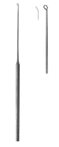 Curette Chirurgica Veterinaria Buck Ear #3, Diritta, 6,5 Pollici, Impugnatura Zigrinata Premium Instruments - Foto 3