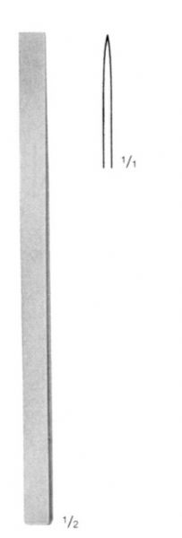 Lambotte Osteotomo 7 (18cm Largo) , Punta 6mm. | Cuotas Sin Inter&eacute;s