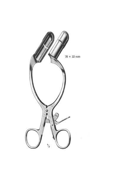 Solid Barraquer Retractor BARR RECTAL RETRACTOR 70X22MM 17CM