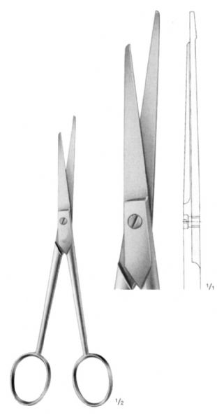VESSEL SCISSORS W/PROBE-PT BLD 145MM
