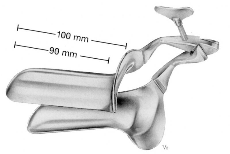 thumbnail image 2 of Collin Vaginal Speculum Small Size For Virgin – 95/85 X 18mm – Surgical Gynecology Tool 2 of 6