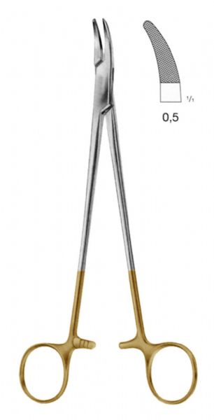 TC HEANEY NEEDLE HOLDER CVD SERR 260MM